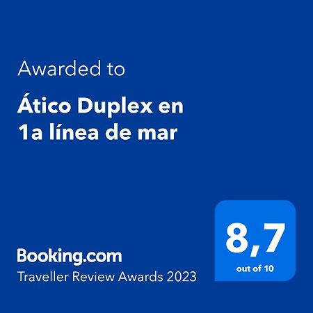 Apartmán Atico Duplex En 1A Linea De Mar Denia Exteriér fotografie